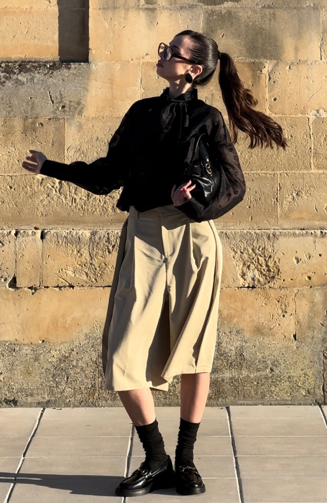 EMPIRE WIDE-LEG SHORTS
