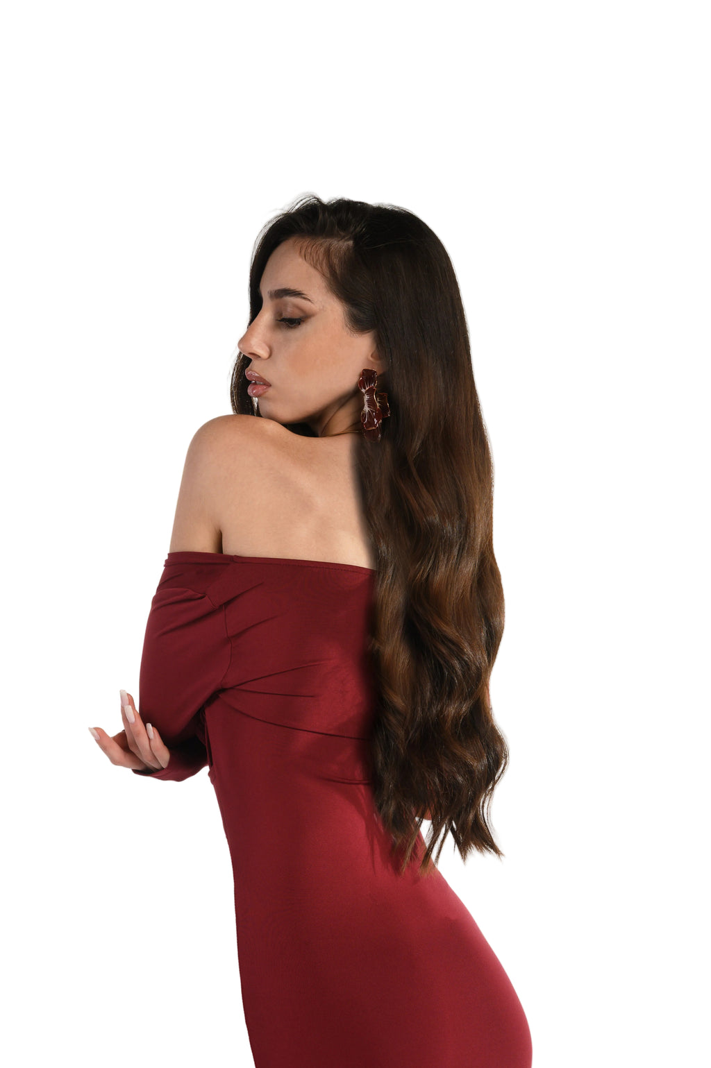 DRESS AURA BORDEAUX