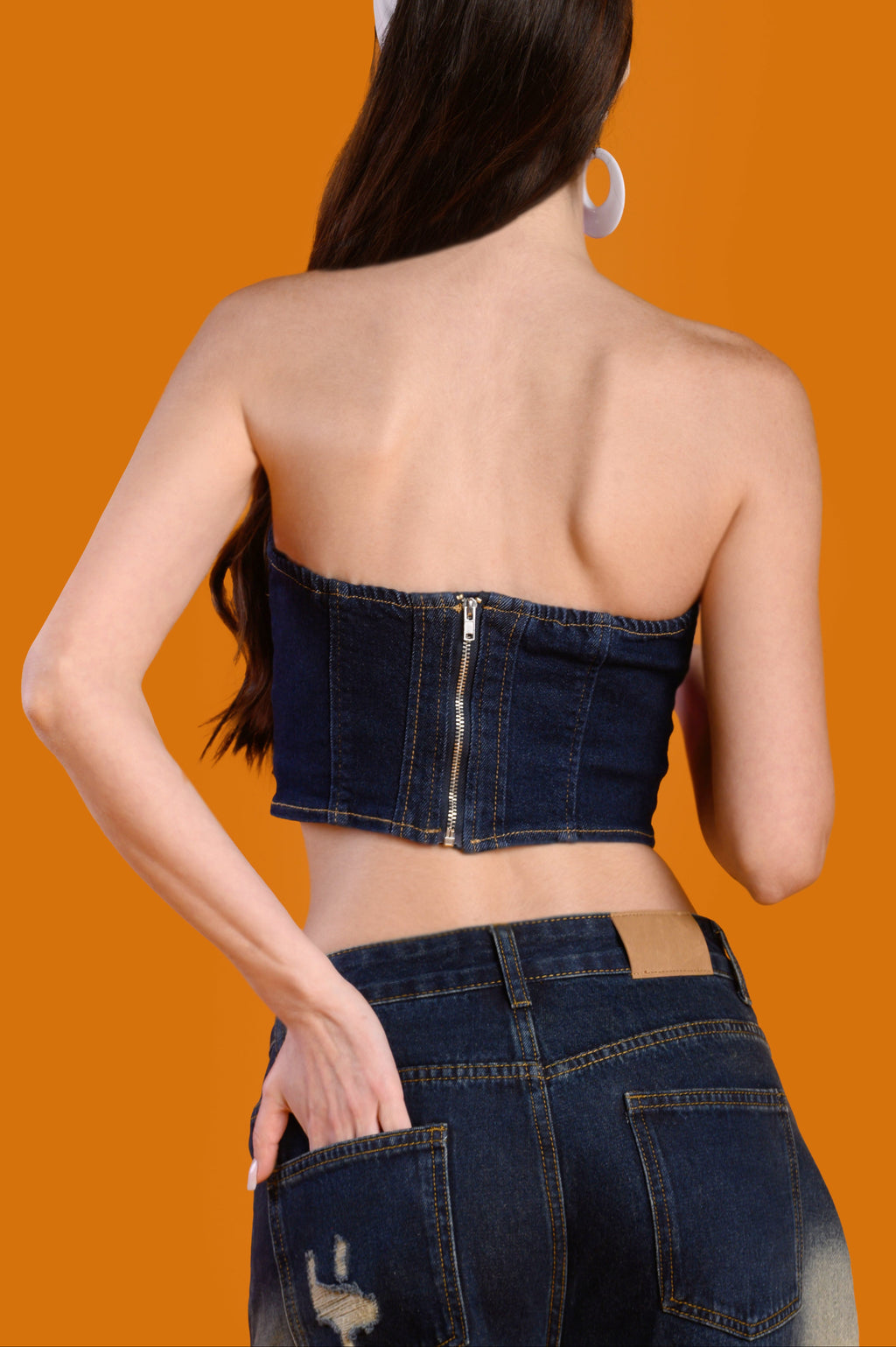 MINI TOP DENIM